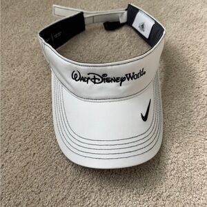Walt Disney World Nike White Visor Hat Unisex